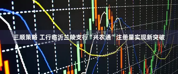 三顺策略 工行临沂兰陵支行“兴农通”注册量实现新突破